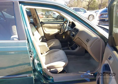 1999 Honda Civic Lx из США, поврежденный, VIN 1HGEJ6677XL001652